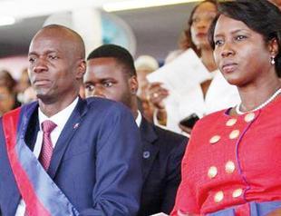Wife of Haiti’s slain leader speaks as political intrigue swirls