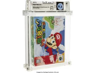 Unopened Super Mario 64 game from 1996 sells for $1.56 mln