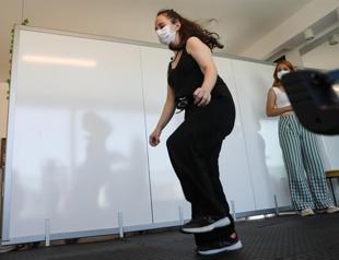 Quake victim recovers after 9-month rehabilitation