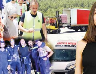 Turkish celebrities reach out to support firefighters
