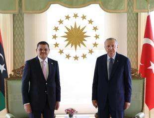 President Erdoğan receives Libyan premier in Istanbul