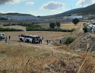 At least 15 killed in passenger bus crash in Turkey’s west