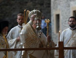 Istanbul Patriarch leads mass at Sümela Monastery