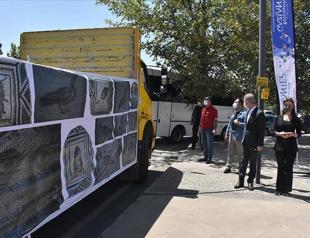 Replicas of Turkey’s ‘Gypsy Girl’ mosaic sent to US for display