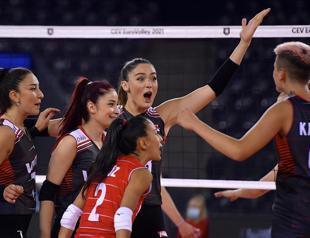 Turkey win in straight sets against Finland in European Volleyball Championship