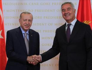 Turkey, Montenegro target $250 mln trade volume: Erdoğan