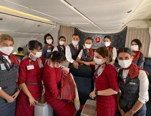 Afghan woman gives birth on board Turkish Airlines evacuation flight