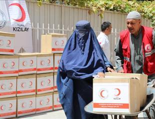 Turkish aid group distributes food to 100 families in Afghanistan