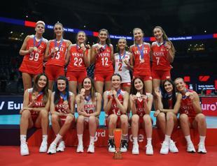 Turkey wins bronze medal in CEV Womens EuroVolley