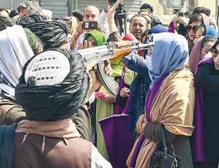 Some 50 Afghan women march against Taliban