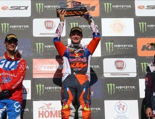Dutch motocross rider Jeffrey Herlings wins MXGP of Turkey
