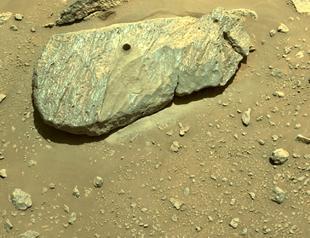 NASA confirms Perseverance Mars rover got its first piece of rock