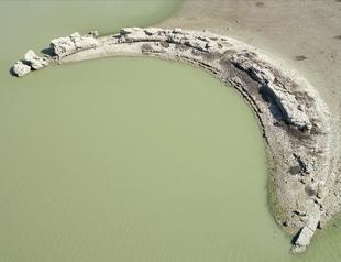 Ancient city comes to light as water recedes
