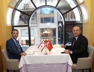 FM Çavuşoğlu meets Turkish Cypriot counterpart in New York
