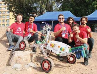 Turkish students win prize in prominent space rover contest