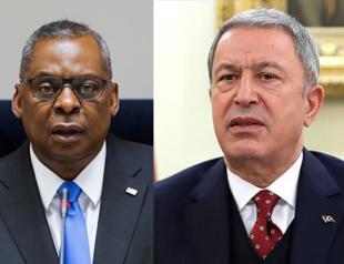Turkish, US defense chiefs discuss security cooperation
