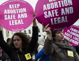 Battle for abortion rights hits America’s streets Saturday
