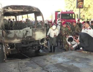 Deadly blast on military bus in Damascus