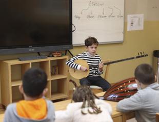 Future artists educated at primary school