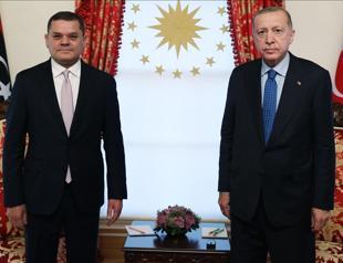 Turkish president receives Libyan premier in Istanbul