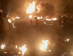 Oil tanker explodes in Sierra Leone, killing at least 92