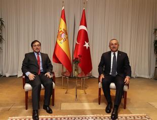 Turkeys foreign minister meets with Spanish counterpart in Geneva