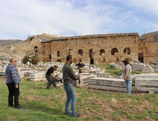 Discovery Channel makes documentary in Pamukkale