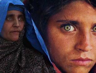 Afghan girl from famous cover portrait is evacuated to Italy