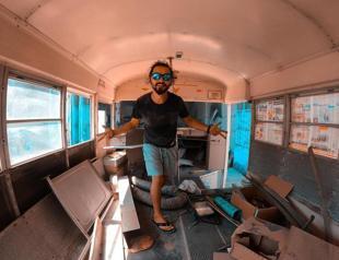 Local man prepares for world tour with caravan