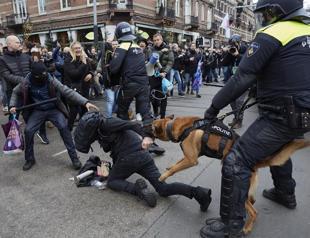 Arrests, clashes in Netherlands Covid protest