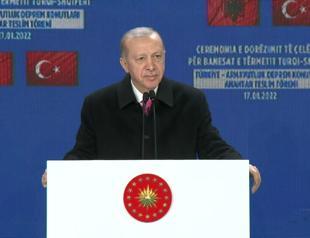 Erdoğan inaugurates Turkish-built residences for earthquake victims in Albania