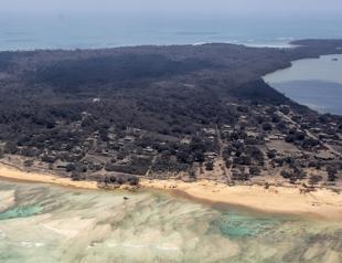 Tonga races to clear runway for volcano aid flights