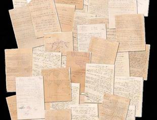 Series of historical documents, photos from key battle seized