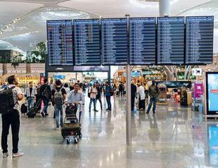 Passenger traffic at Turkish airports rise 77 percent in January