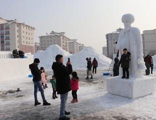 Ice sculptors to welcome visitors in Turkey’s east