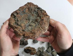 Meteorite-like object found on field up for sale