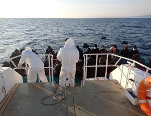 Dozens of pushed-back migrants rescued in Aegean Sea