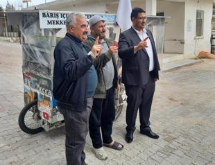 Man on ‘peace journey’ reaches Turkey’s south