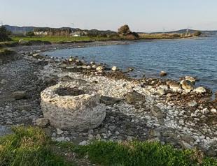 Ruins of ancient harbor revealed in Datça