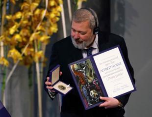 Russian Nobel laureate donates medal for Ukraine refugees