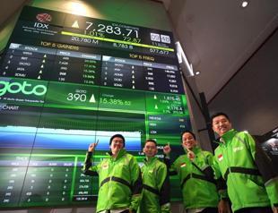 Indonesia tech giant GoTo soars on market debut