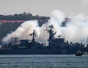 Russian warship ’seriously damaged’ in ammunition explosion