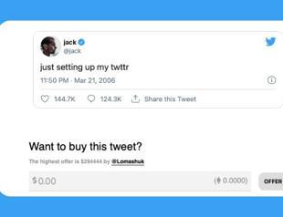 NFT of first-ever tweet a dud in online auction