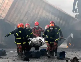 Bangladesh port depot fire kills dozens, injures hundreds