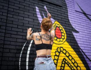 Street art in Montreal is writ large