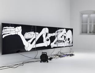 Moon sculptures, NFTs at futuristic Art Basel fair