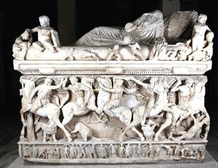 Head of Eros reunites with its sarcophagus