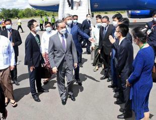 China’s top diplomat visits Myanmar amid opposition protest