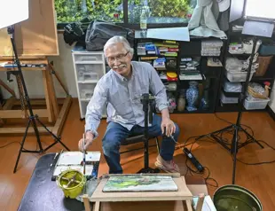 Japanese grandpa draws in following as art YouTuber
