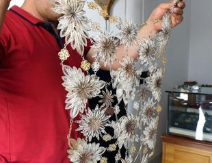 Libya traditional jewellery hangs on by silver thread